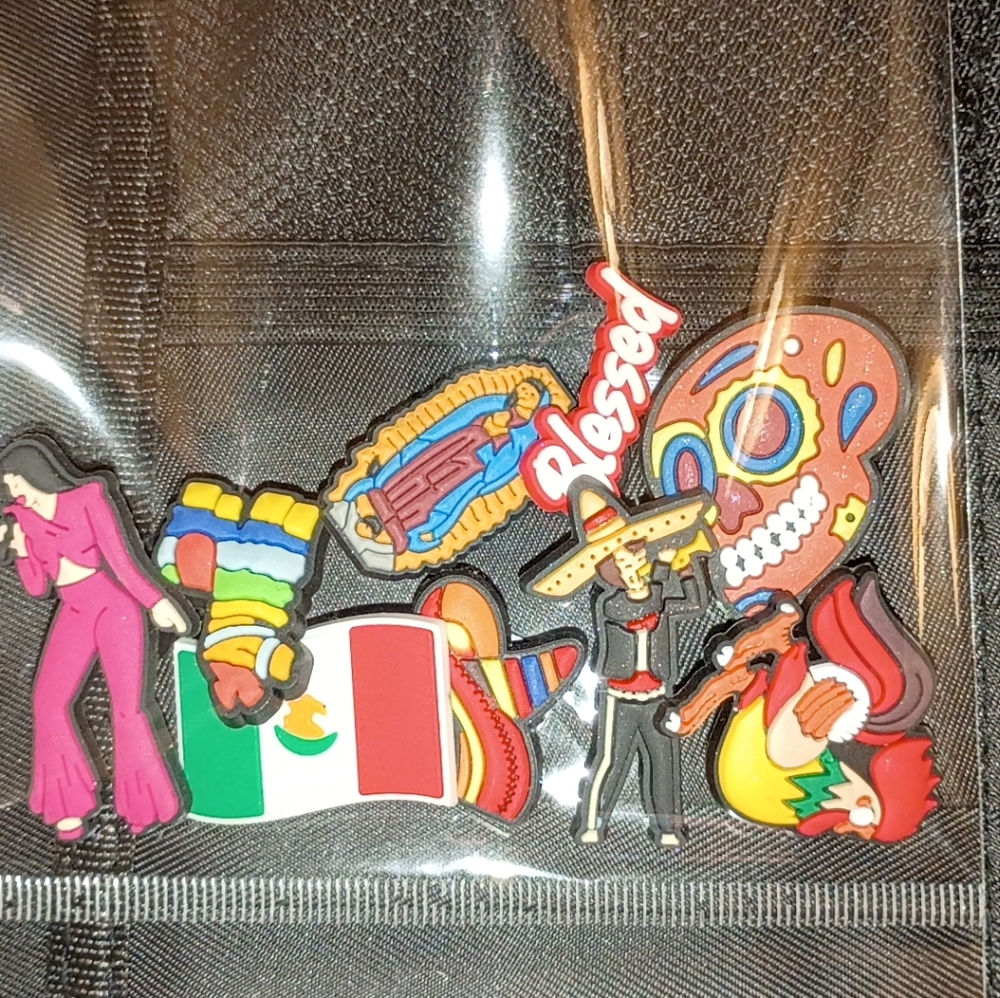 Mexican Themed Jibbitz Set